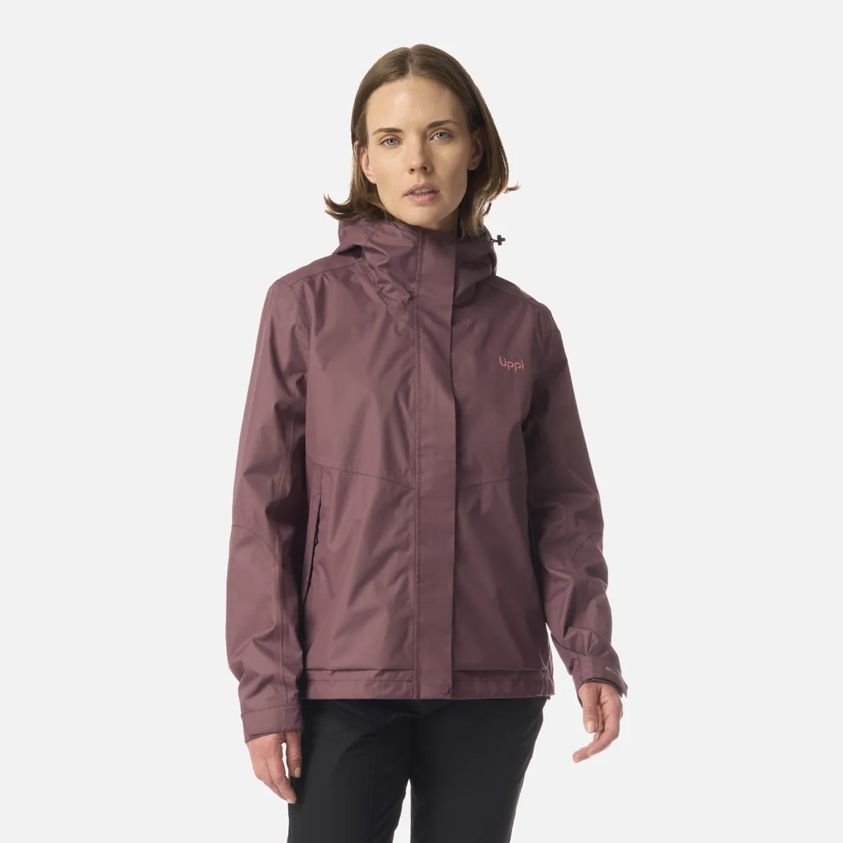 LIPPI - Chaqueta Mujer Blizzard B-Dry Hoody Jacket Vino Lippi
