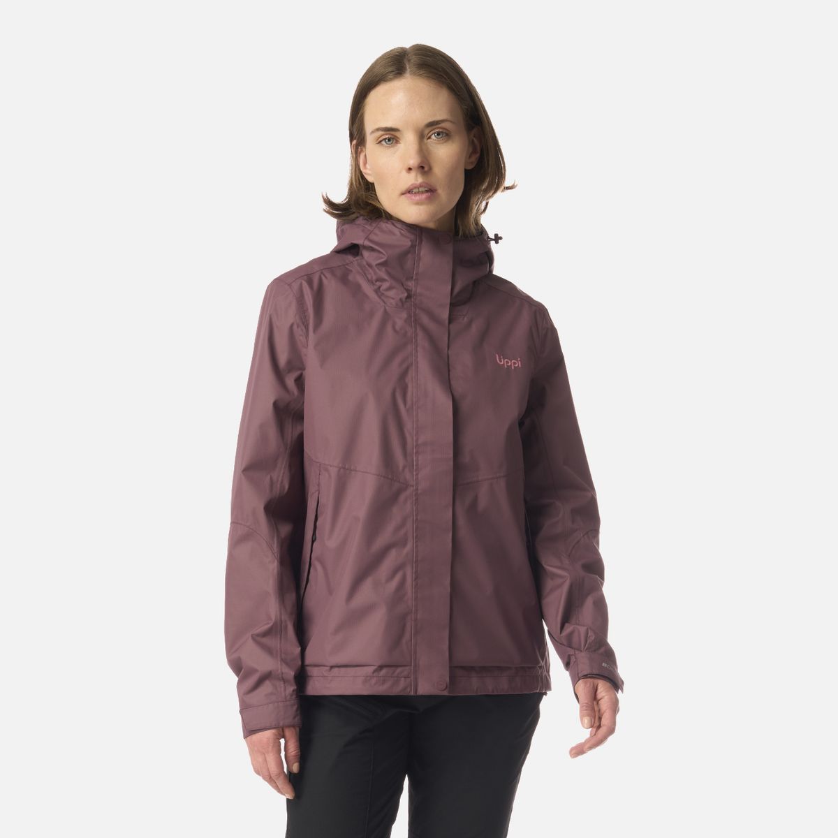 LIPPI - Chaqueta Mujer Blizzard B-Dry Hoody Jacket Vino Lippi