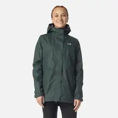 HAKA HONU - Chaqueta Mujer Kauai Verde Bosque