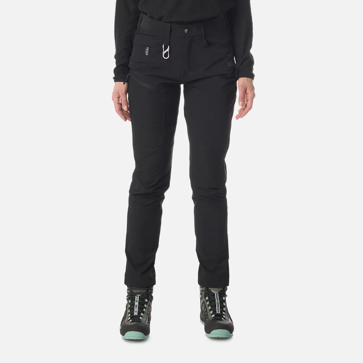 LIPPI - Pantalón Mujer Lennox Q-Dry Slim Fit Pants Negro Lippi