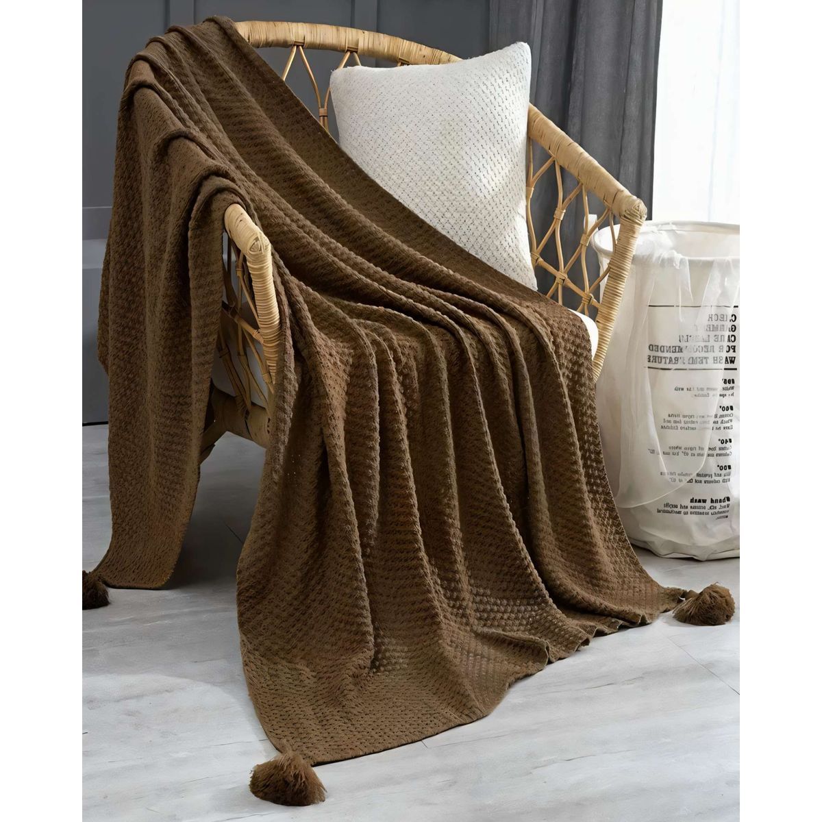 GENERICO - MANTA DECORATIVA PARA SOFA