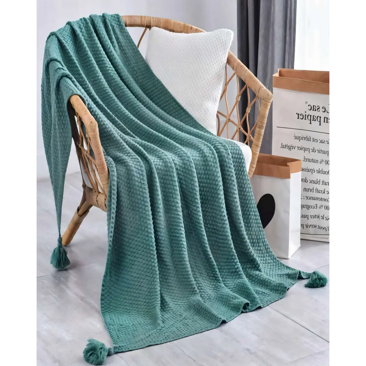 GENERICO - MANTA DECORATIVA PARA SOFA