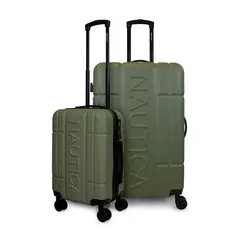 NAUTICA - Pack 2 maletas S+L Amsterdam 10kg y 23kg verde Nautica.