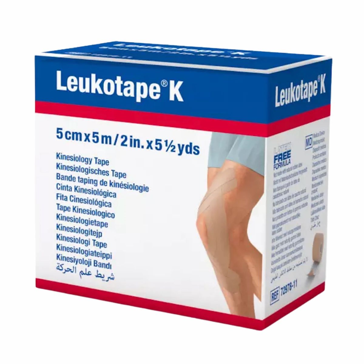 BSN MEDICAL - Cinta Kinesiológica Leukotape K Beige 5 cm x 5 m