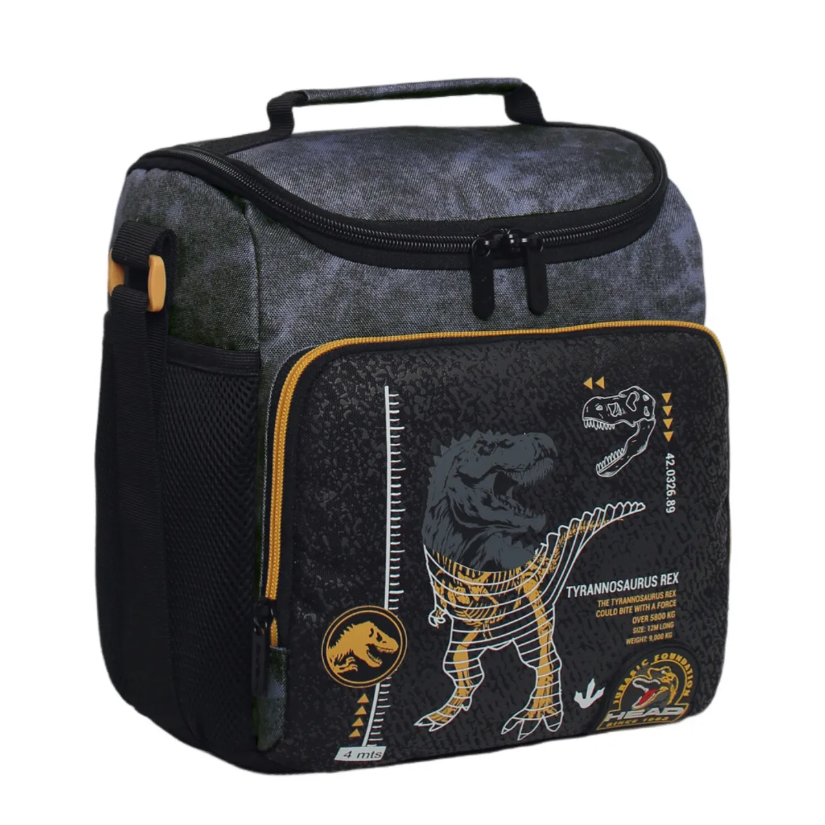 HEAD - Lonchera Térmica Hombre Snack Dino Gris Head