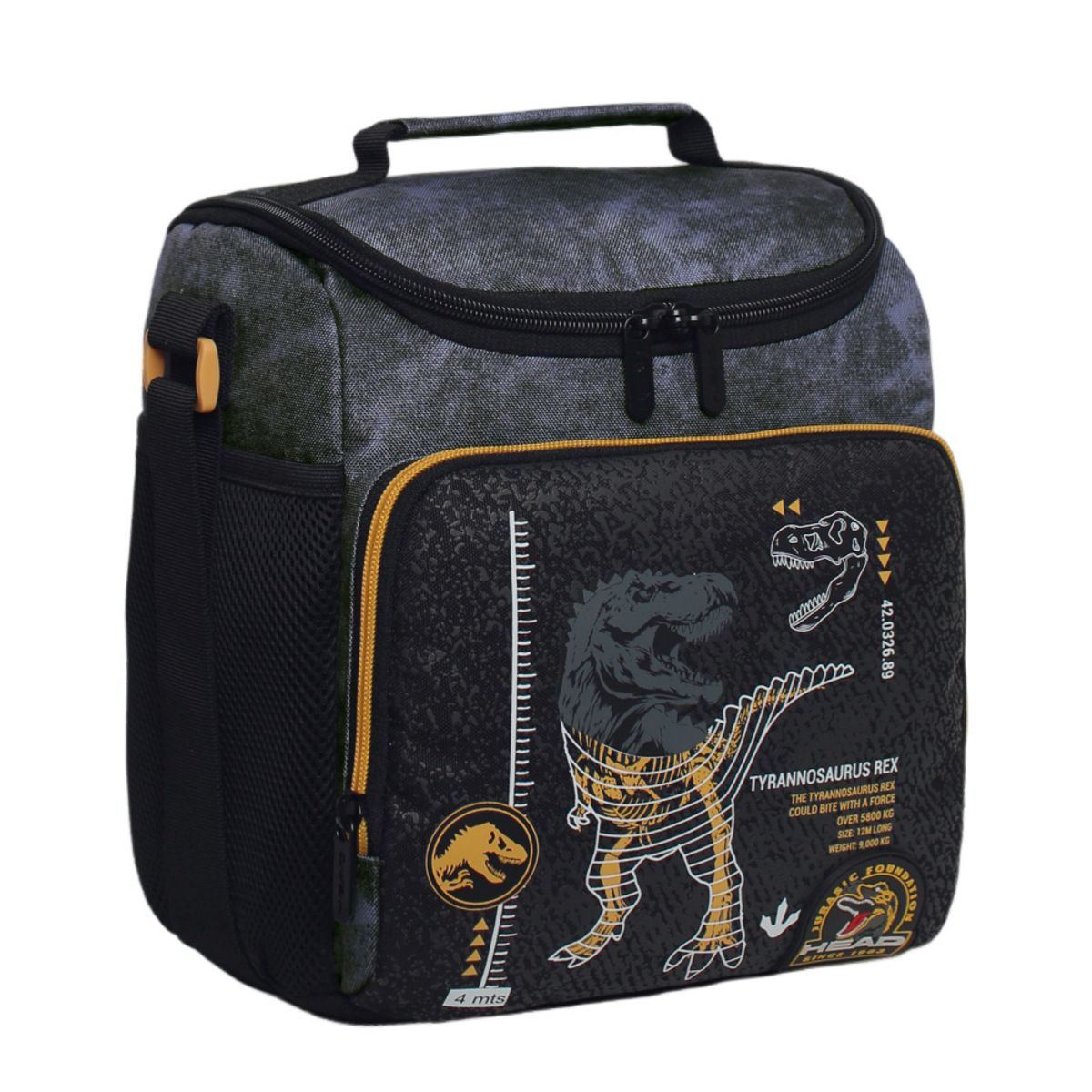 HEAD - Lonchera Térmica Hombre Snack Dino Gris Head