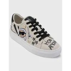 KARL LAGERFELD - Zapatillas de plataforma con detalles de Karl y París