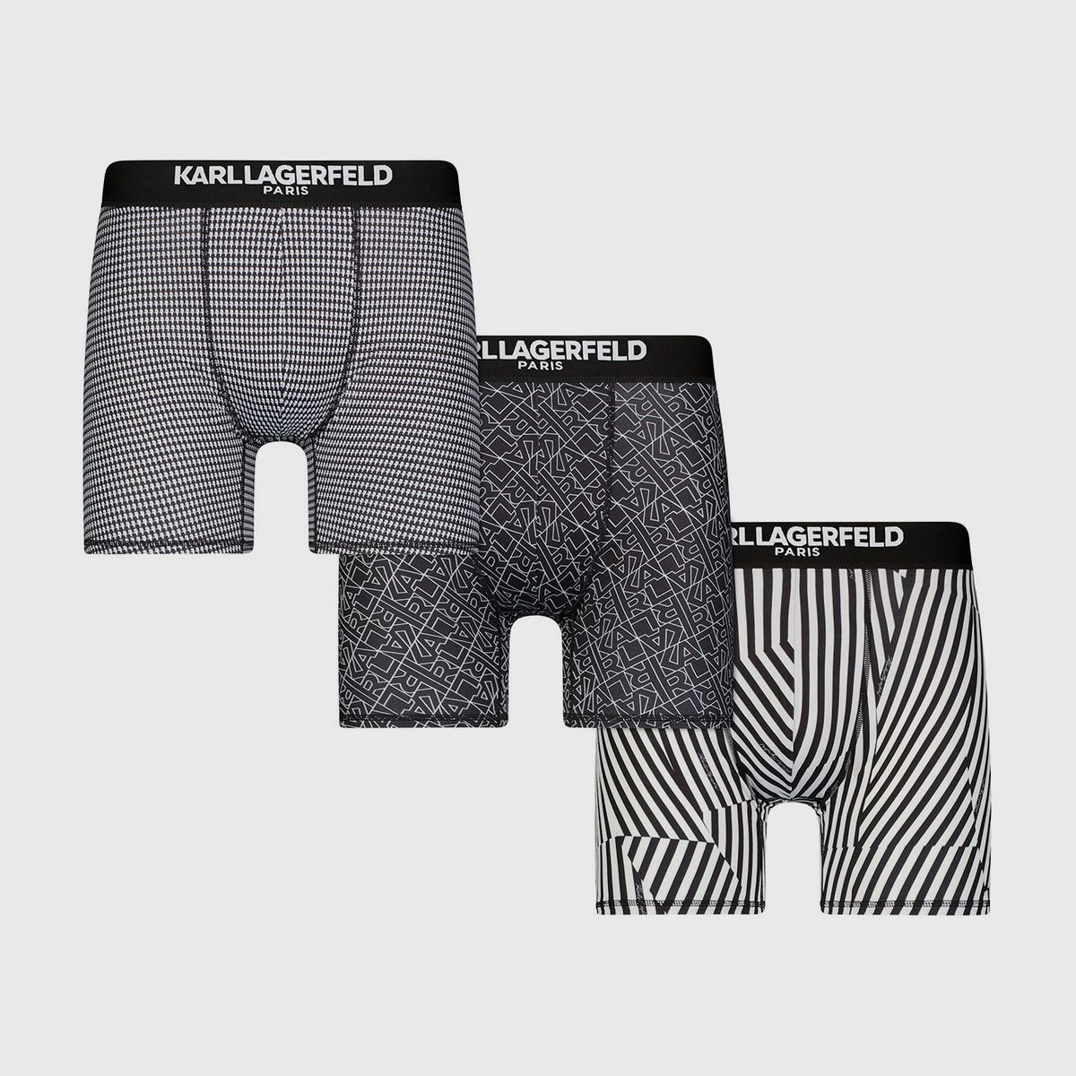 KARL LAGERFELD - Pack de 3 bóxers estampados con diseños gráficos Karl Head