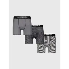 KARL LAGERFELD - Pack de 3 bóxers estampados con diseños gráficos Karl Head
