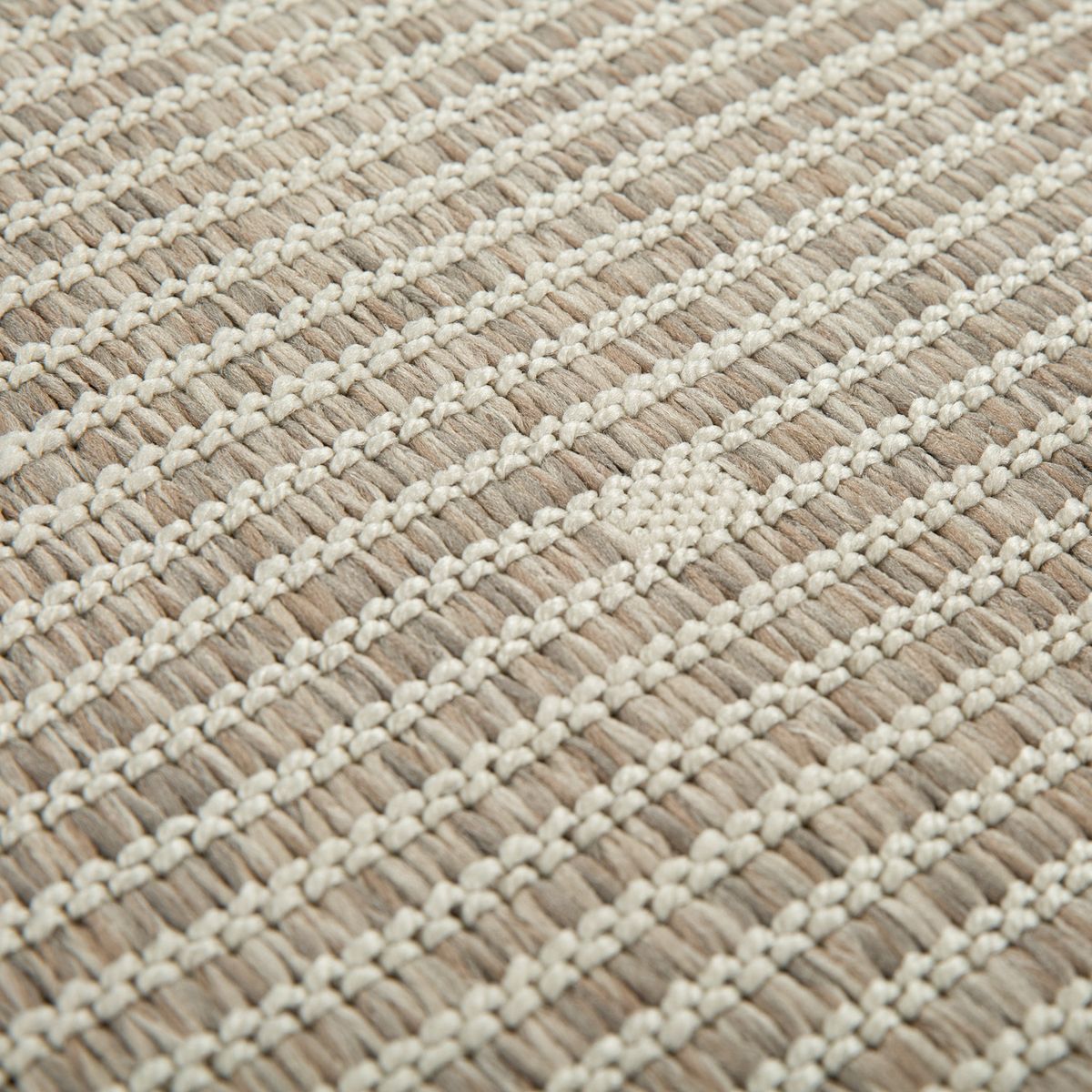 ELEMENTS & CO - Alfombra Dots Fringes Greige 160x230 cm