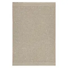 ELEMENTS & CO - Alfombra Dots Fringes Greige 200x280 cm