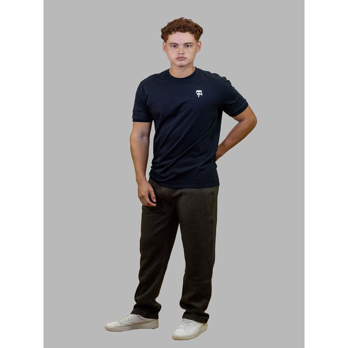 KARL LAGERFELD - Pantalón de punto de corte relajado