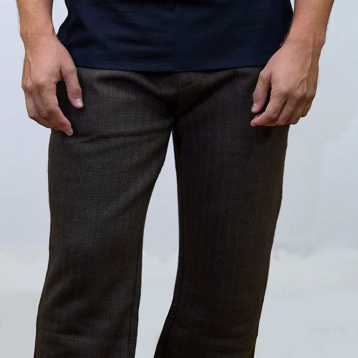KARL LAGERFELD - Pantalón de punto de corte relajado