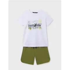 MAYORAL - Conjunto bermuda y camiseta urbana chicos
