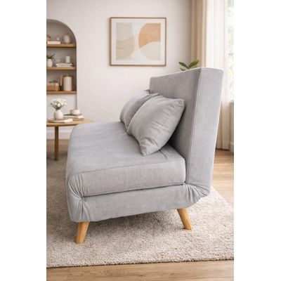 Imagen 2 del producto Sillon Doble Sofa Cama Plegable Beirut Gris