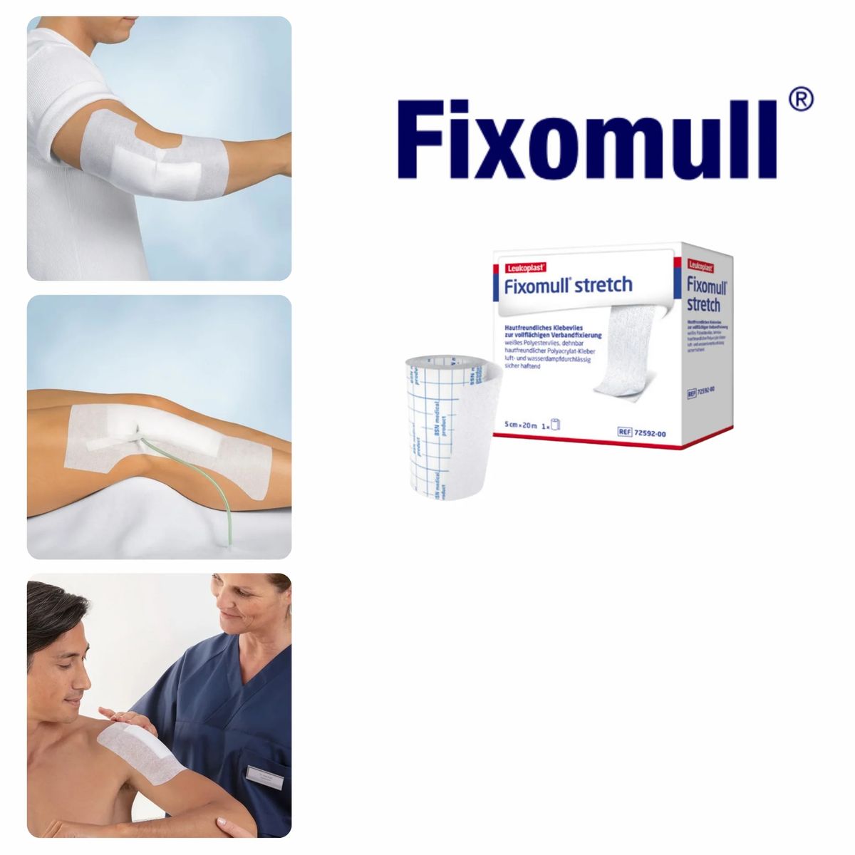 BSN MEDICAL - Fixomull Stretch Leukoplast - 5 cm x 10 m