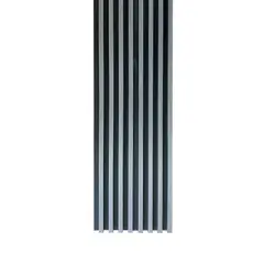 JOYTEK - Caja Wall Panel PVC Bicolor Negro Gris 240x16 cm 3.84 m² (10 Paneles)