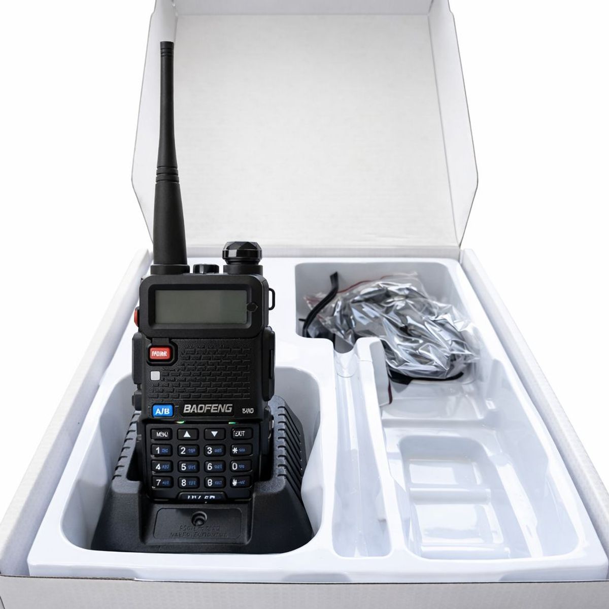 GENERICO - x2 Walkie Talkie Baofeng Dual Band Con Manos Libres Alcance 6KM Radio Portatil Profesional