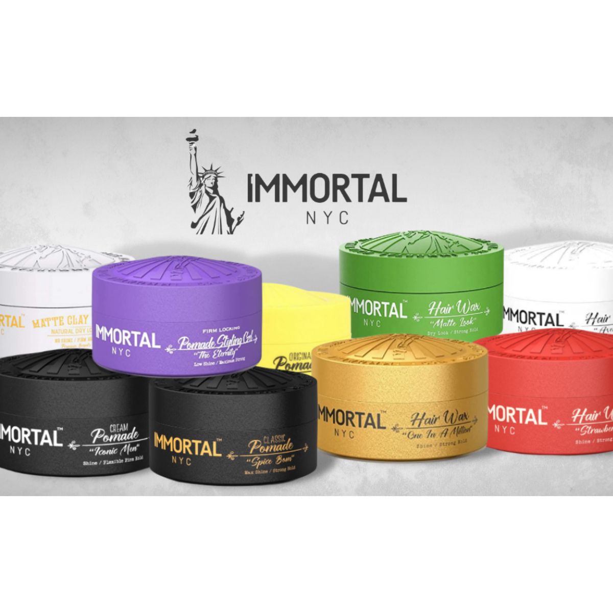 IMMORTAL NYC - Cera Capilar Con Aroma A The Eternity Immortal Nyc cera