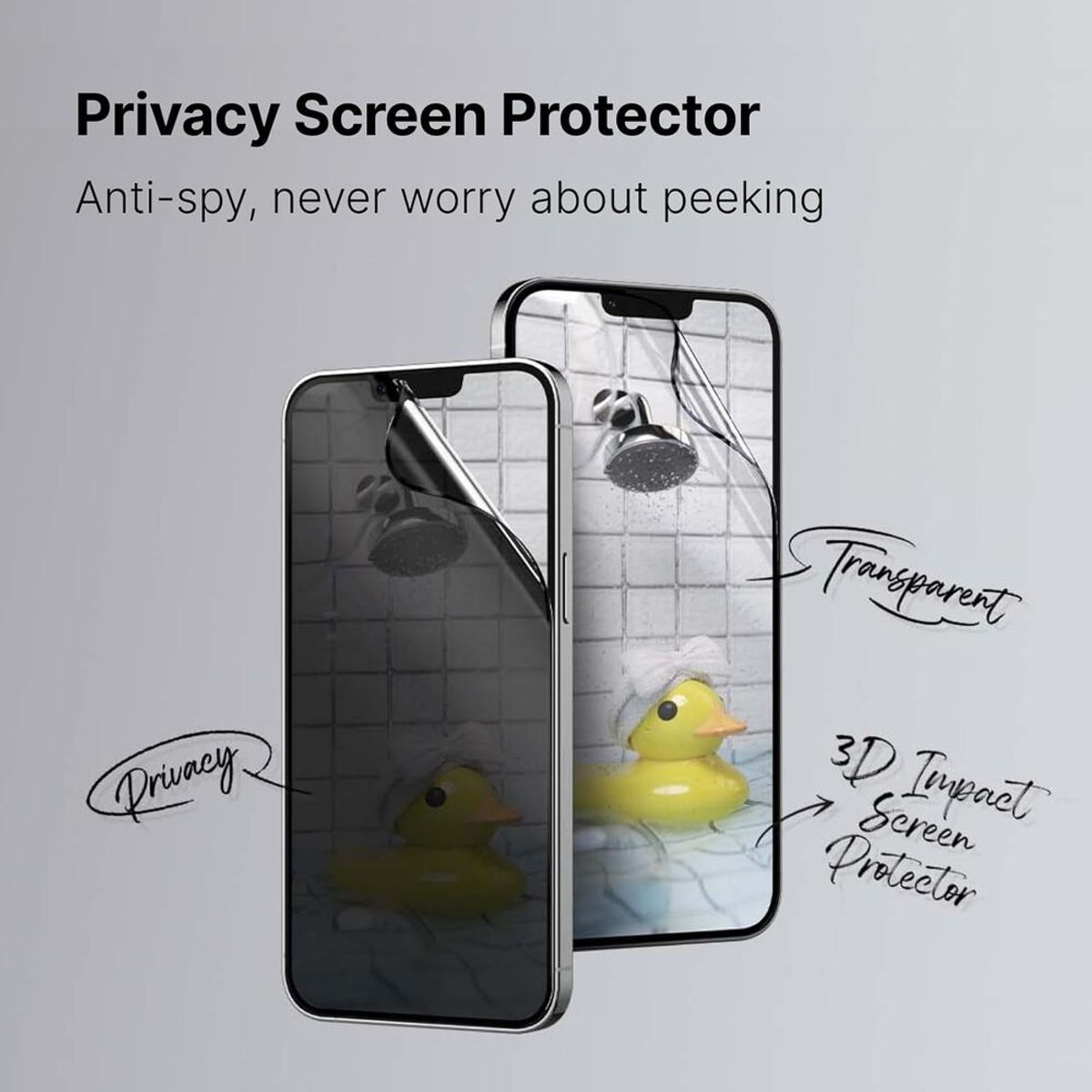 BANANA TIENDA - Lamina Anti Espia RhinoShield Para iPhone 17 Pro / 17 / 16 Pro Impact Protector PRO
