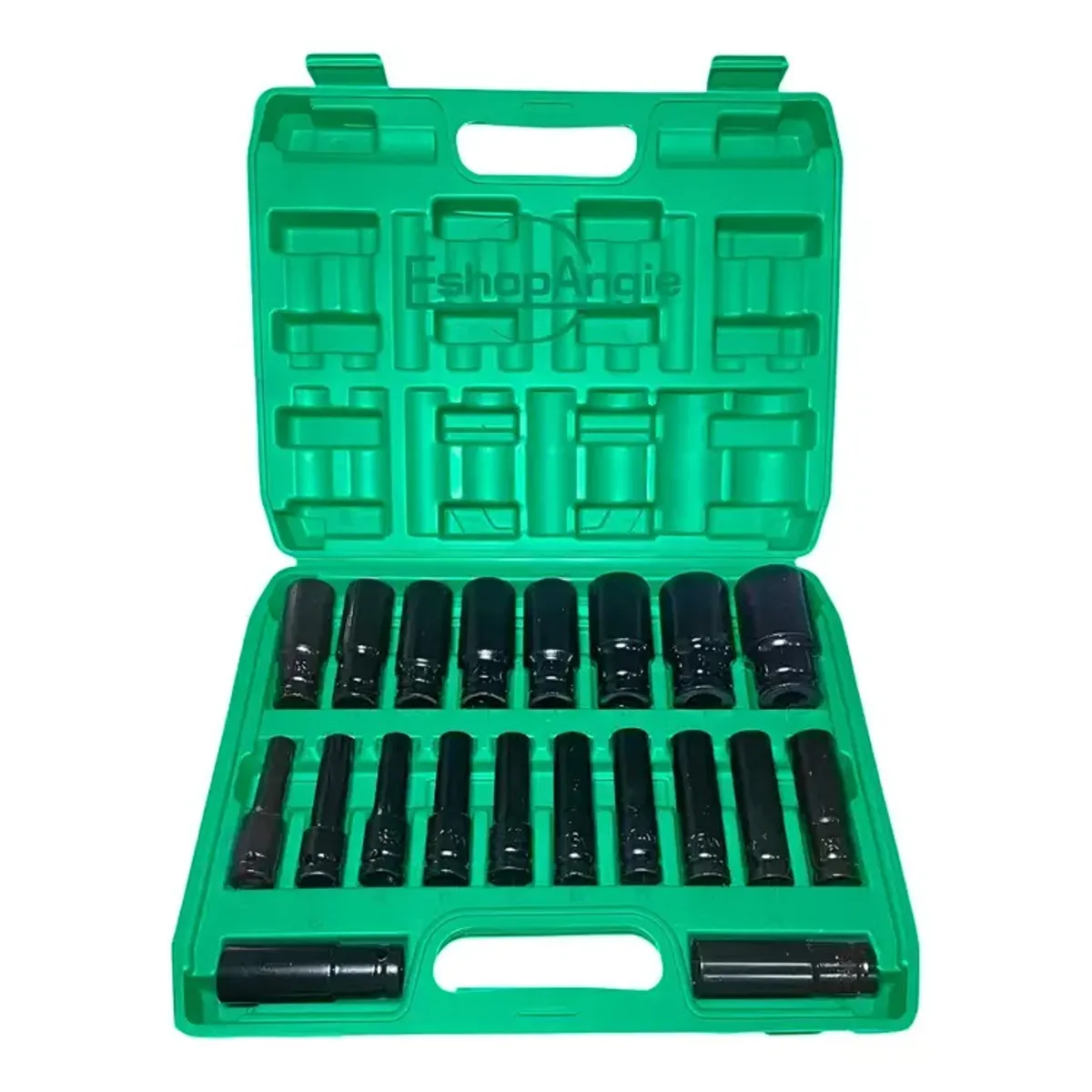 GENERICO - Juego Dados Largos De Impacto 8 - 32mm 20 Piezas