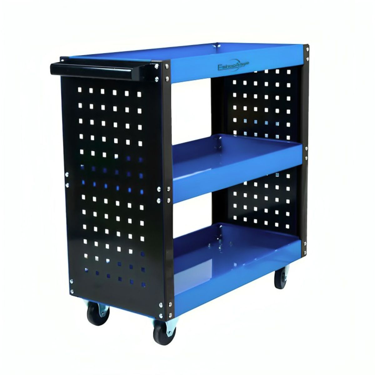 GENERICO - Carro Porta Herramientas 3 Niveles Con Organizador Lateral