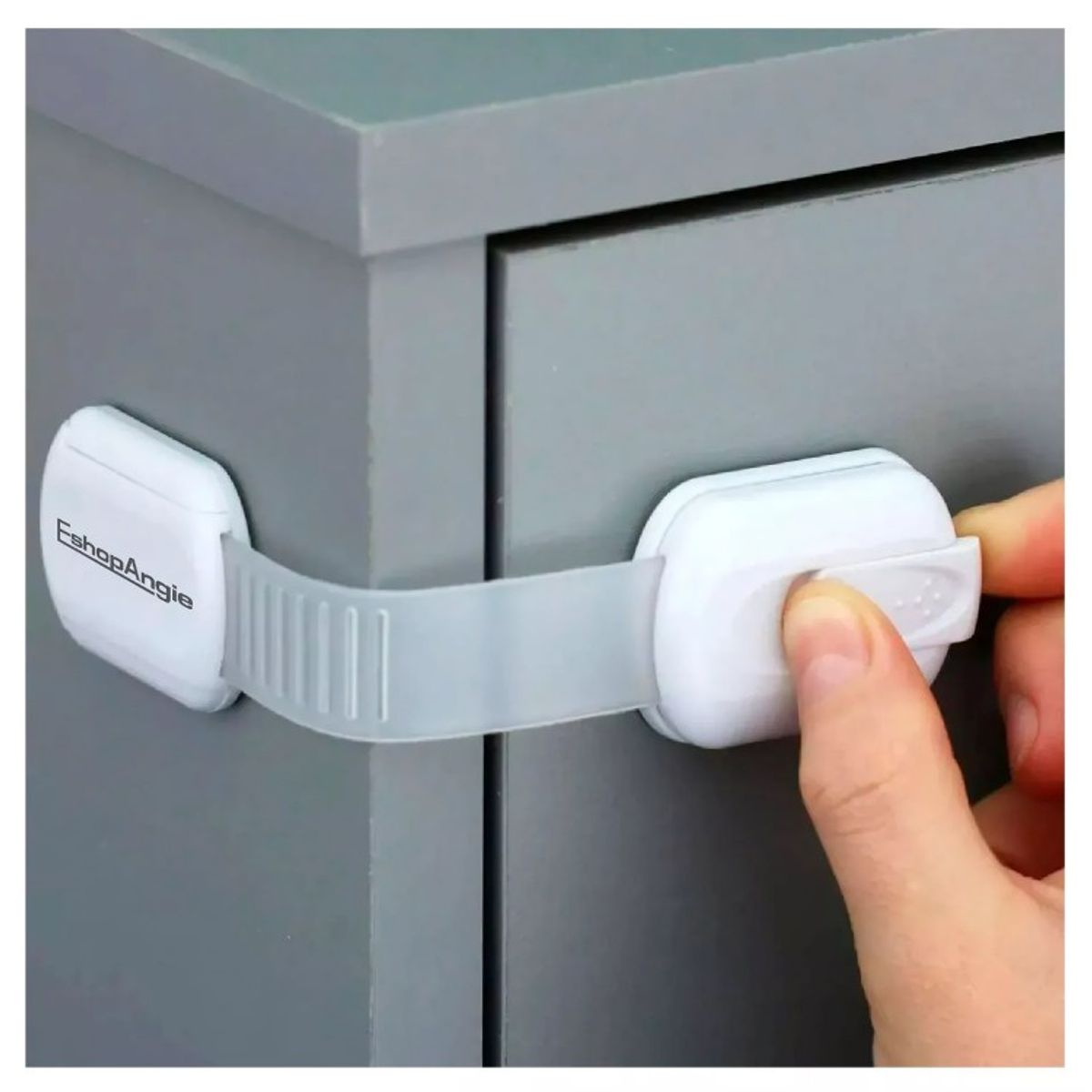 GENERICO - 10 Seguros Para Puerta Cajones Refrigerador Bebe Protectores