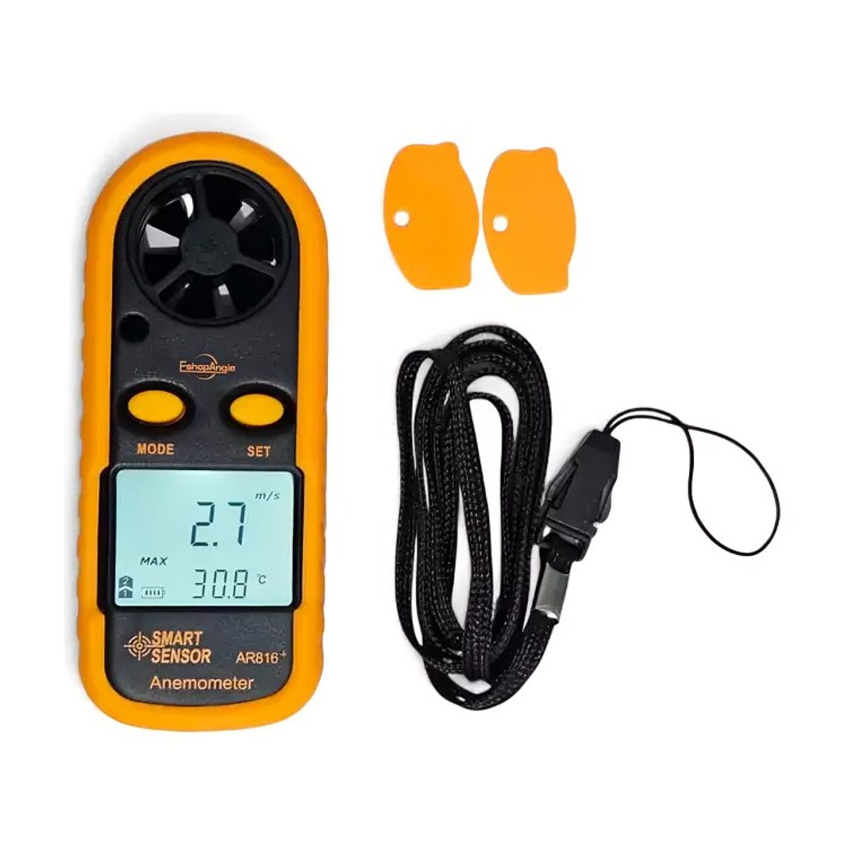 GENERICO - Anemometro Termometro Digital Ar816 Medidor Del Viento