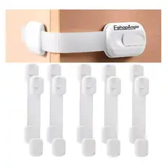 GENERICO - 10 Seguros Para Puerta Cajones Refrigerador Bebe Protectores