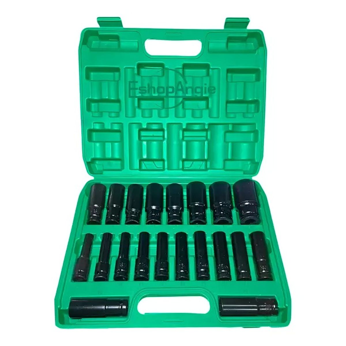 GENERICO - Juego Dados Largos De Impacto 8 - 32mm 20 Piezas