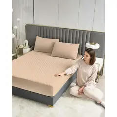 GENERICO - Cubrecolchón Impermeable 1 Plaza Ultra Resistente y Respirable