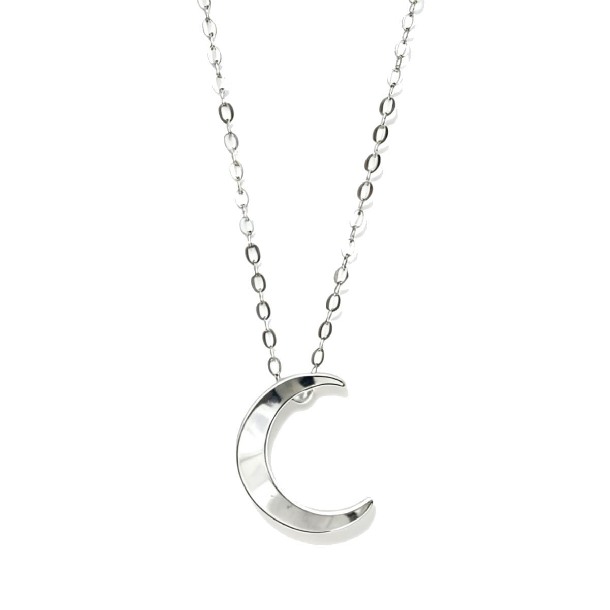 LUX JOYAS - Collar Plata 925 Luna Lisa