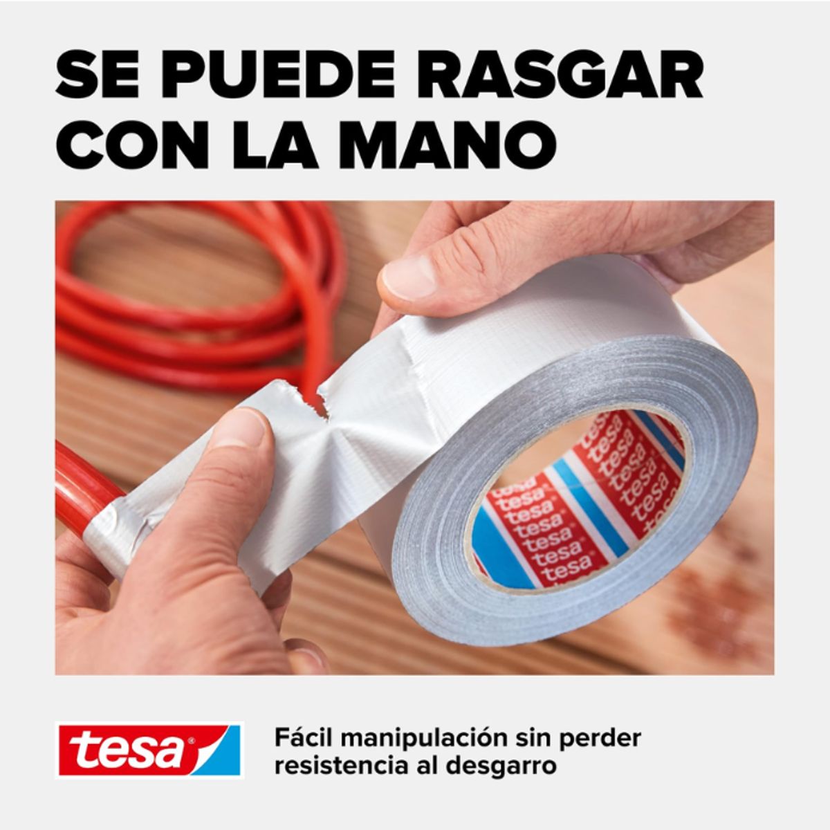 TESA - Cinta Adhesiva Multiuso Gris 25mt X 50mm Extra Power Tesa