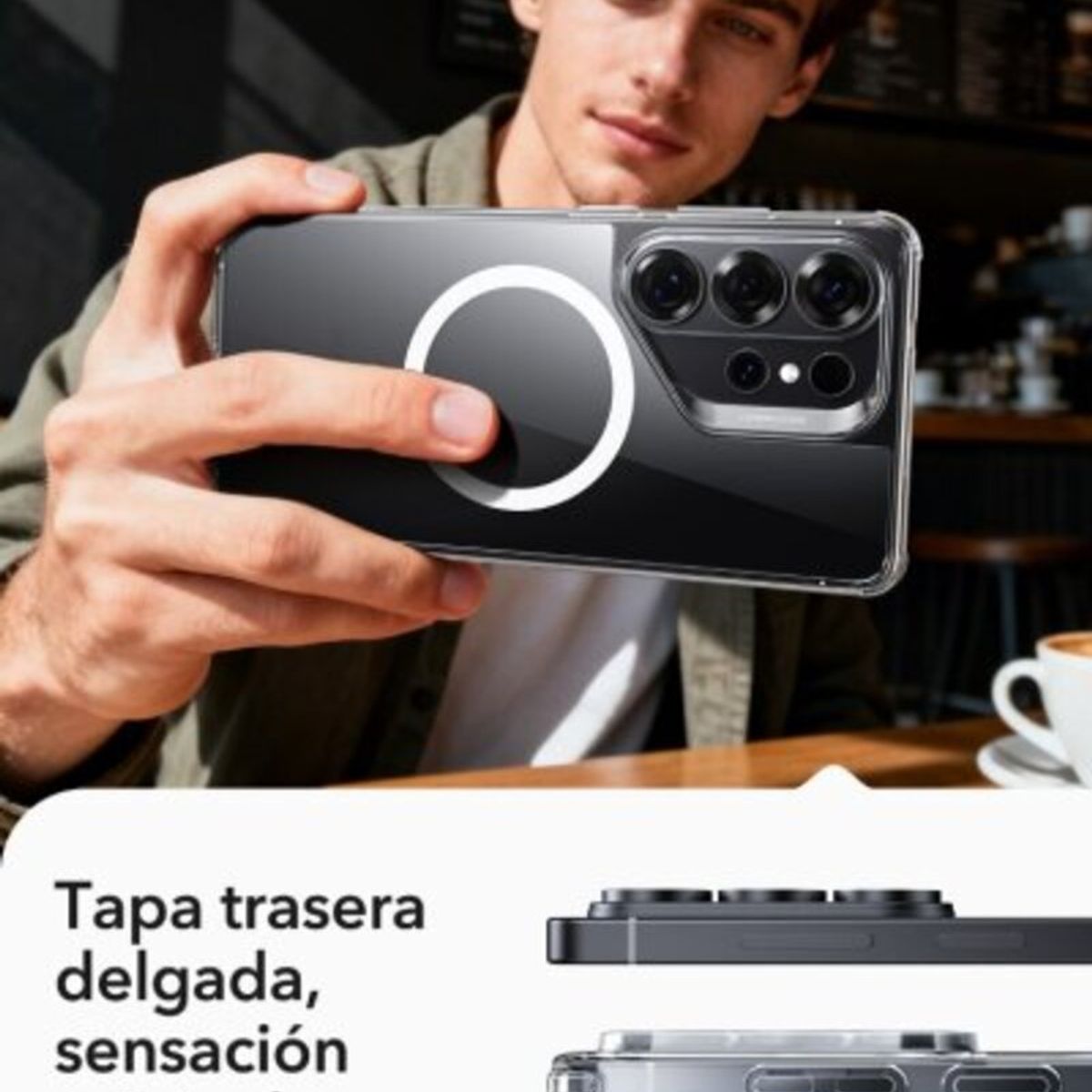 ESR - Carcasa ESR Para Galaxy S26 Ultra Classic Hybrid Negro