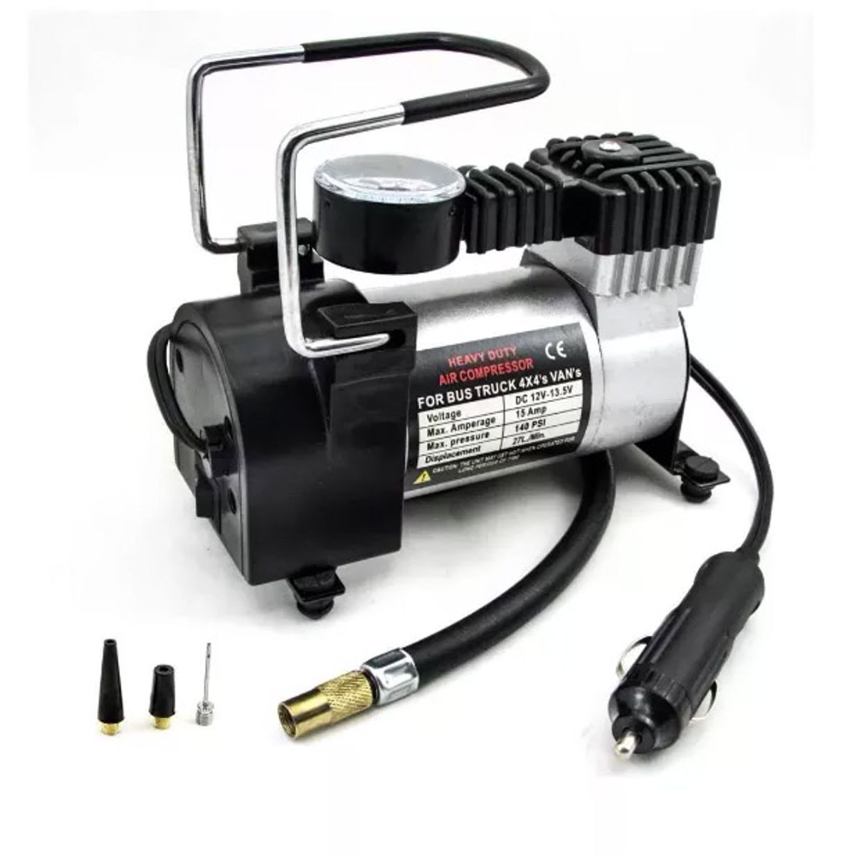 OEM - Compresor de Aire Portátil 12V para Auto - 965 kPa