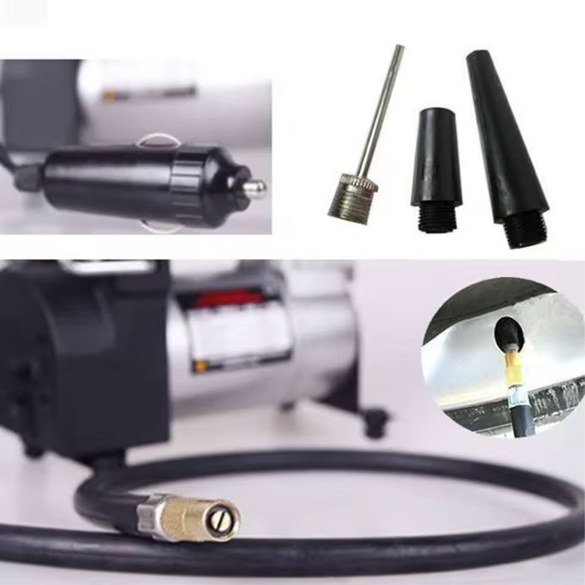 OEM - Compresor de Aire Portátil 12V para Auto - 965 kPa