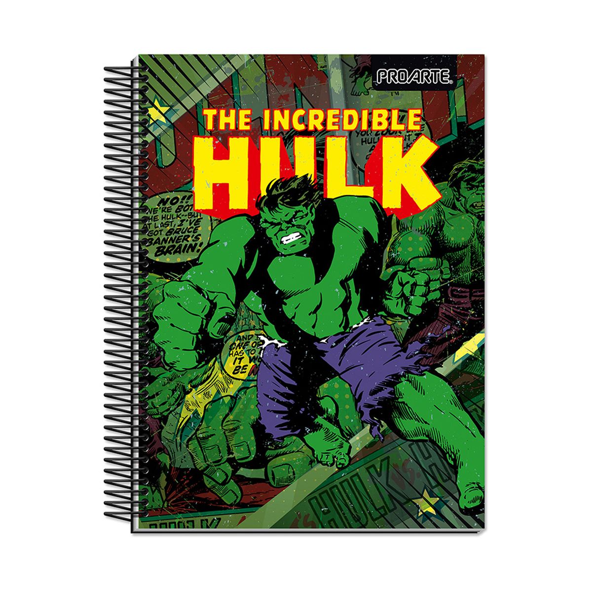 PROARTE - Cuaderno Marvel Comic Tapa Dura 4ta 150hj 7mm Proarte