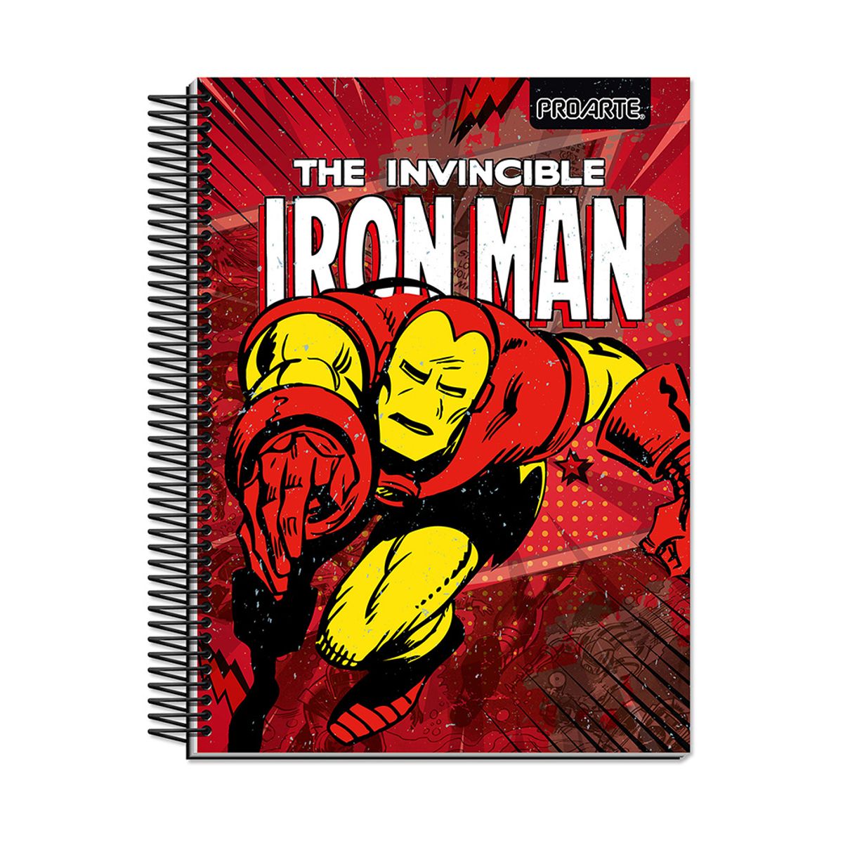 PROARTE - Cuaderno Marvel Comic Tapa Dura 4ta 150hj 7mm Proarte