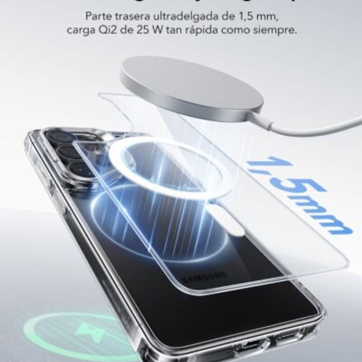 ESR - Carcasa ESR Para Galaxy S26 Ultra Hybrid Stash Stand Negro