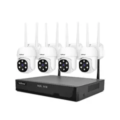 SRIHOME - Kit NVR 4 camaras IPC030 PTZ Wifi + NVR NVS001 8CH
