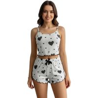 Pijama De Mujer 2 Piezas Comodo Liviano