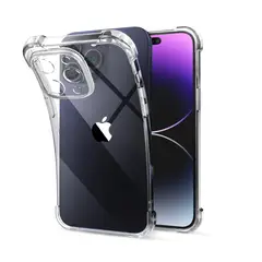 GENERICO - Carcasa Para iPhone 16 Pro Max Transparente Reforzada