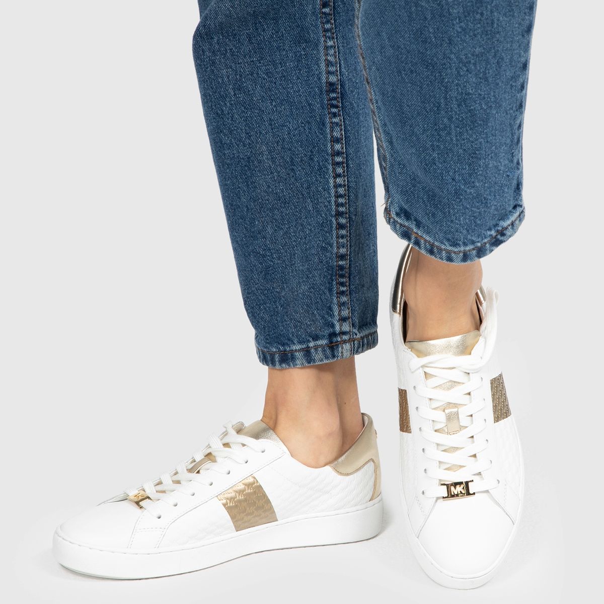 MICHAEL KORS - Zapatilla Urbana Mujer Cuero Blanca