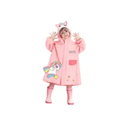 BABYLUNA - Capa Larga Impermeable para Niños Extra Resistente Para Lluvia Y Viento