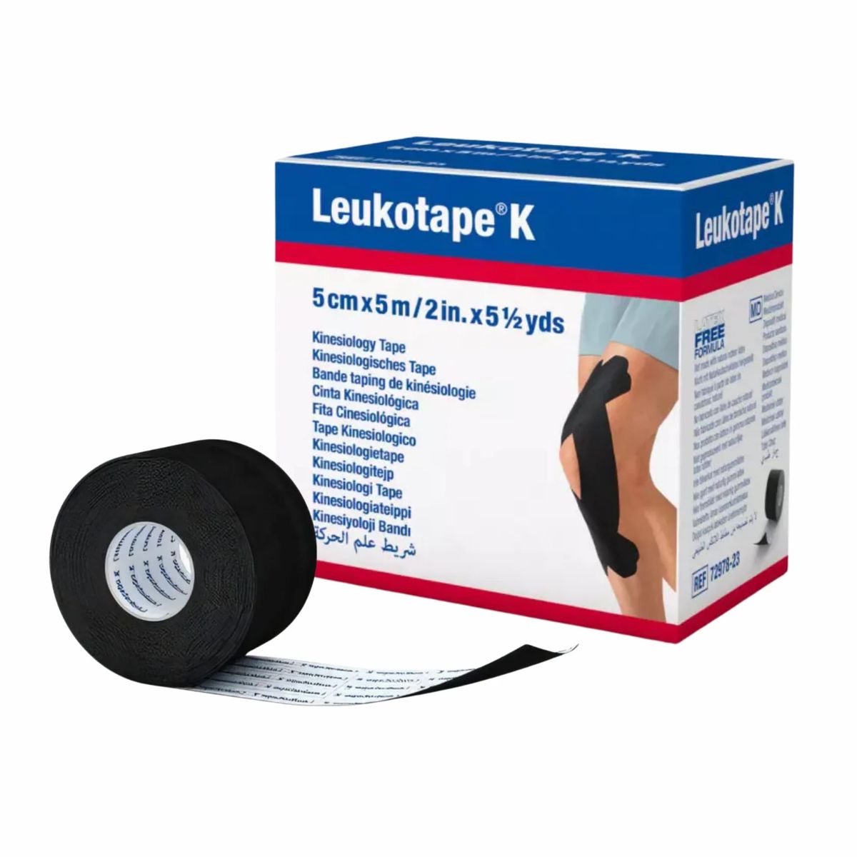 BSN MEDICAL - Cinta Kinesiológica Leukotape K Negro 5 cm x 5 m