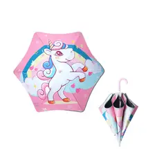 BABYLUNA - Paraguas Sombrilla Infantil para Lluvia y Sol Ultra Resistente