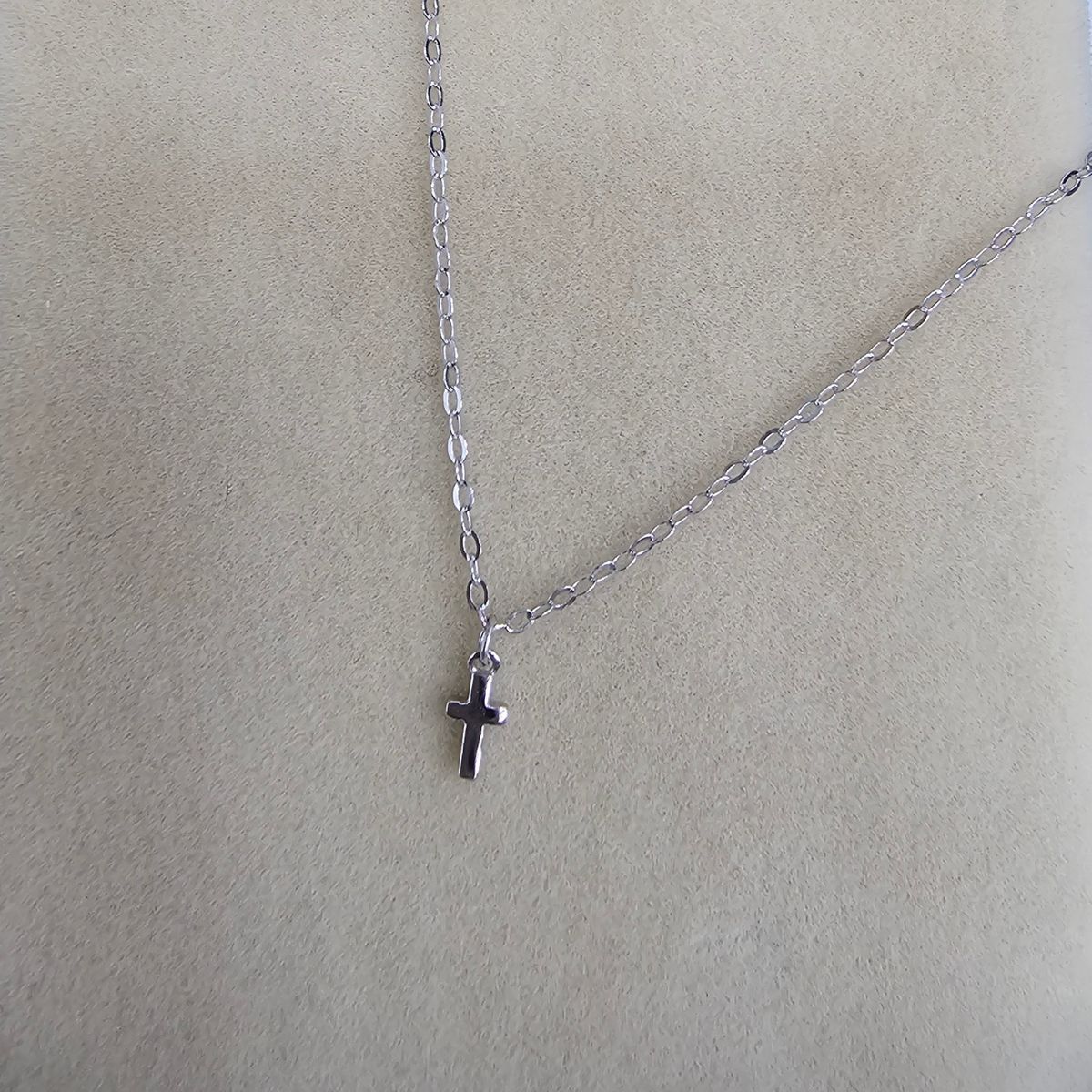 LUX JOYAS - Collar Plata 925 Cruz Lisa S