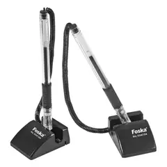 FOSKA - Bolígrafo de gel de escritorio negro XH4104BLACK