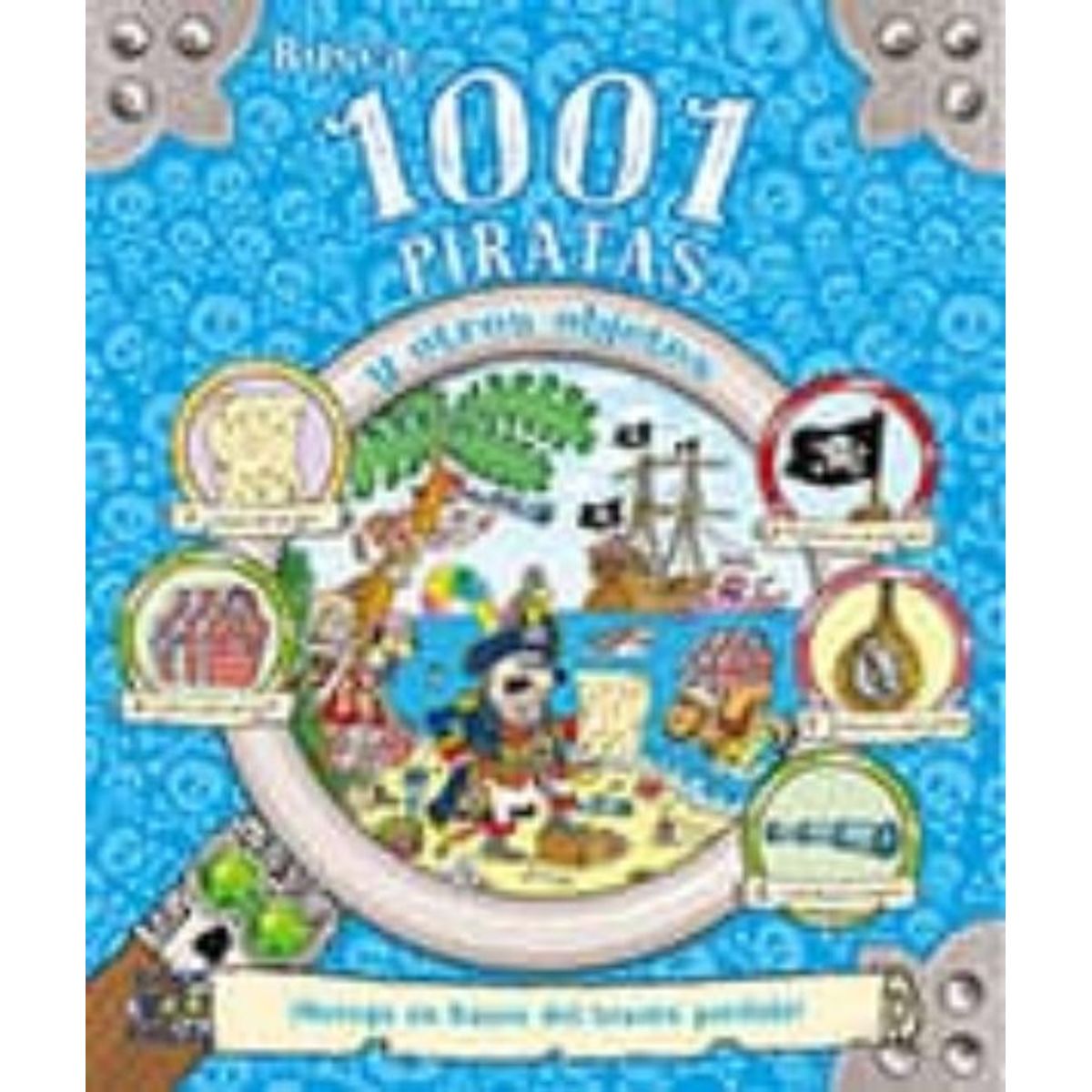 ANTARTICA LIBROS - 1001 PIRATAS BUSCA Y ENCUENTRA...