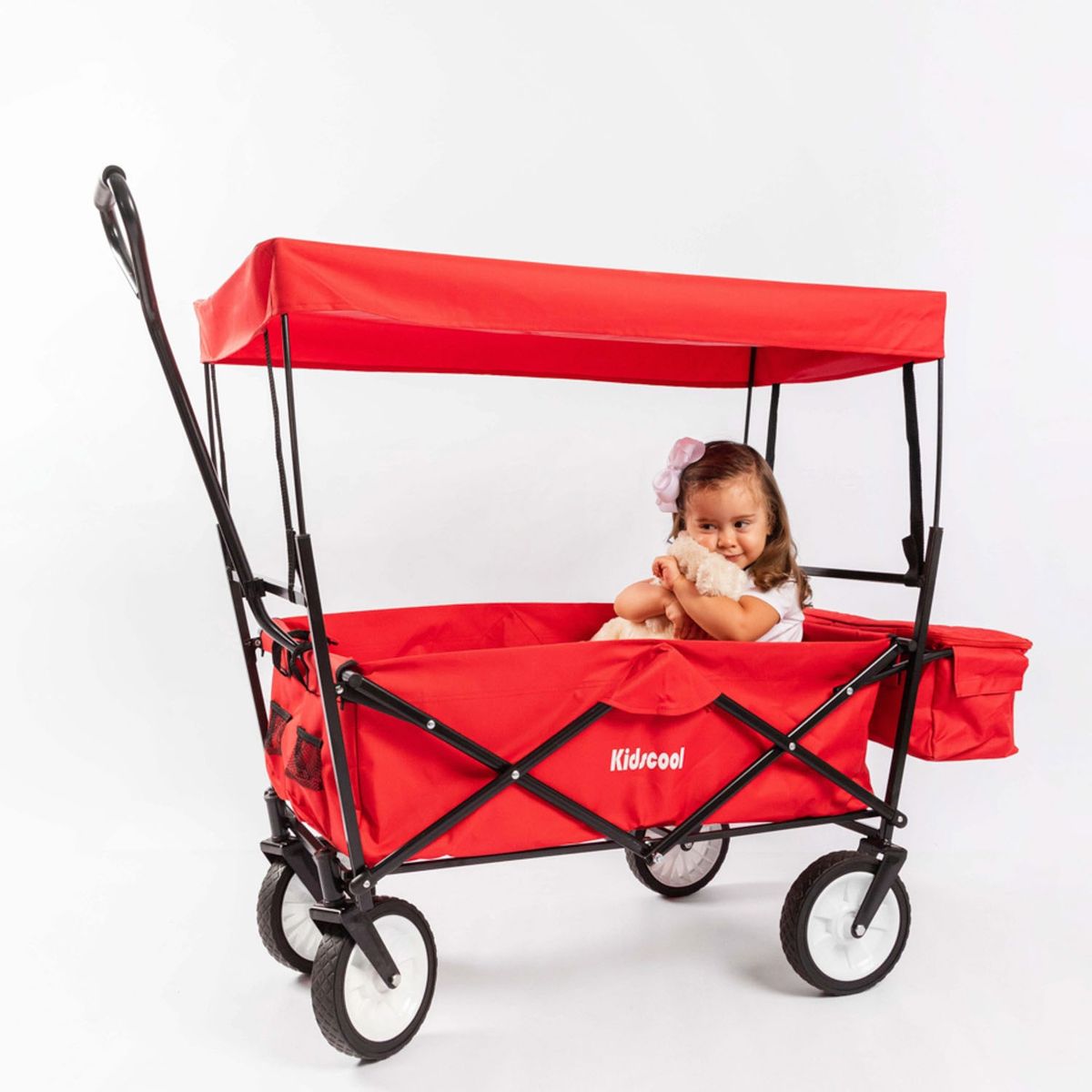 KIDSCOOL - Carro de Arrastre Plegable Con Techo Kidscool